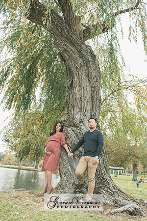 Nancy and Jack Maternity photos at Carbon Canyon Regional Park i