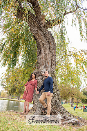 Nancy and Jack Maternity photos at Carbon Canyon Regional Park i