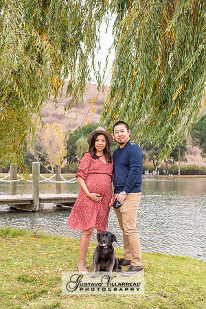 Nancy and Jack Maternity photos at Carbon Canyon Regional Park i