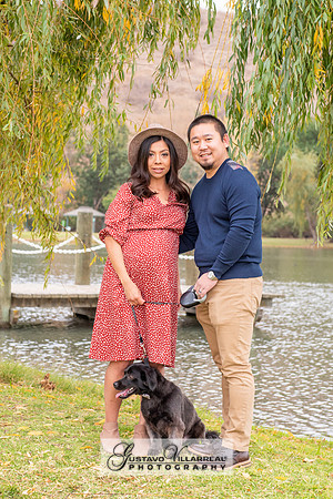 Nancy and Jack Maternity photos at Carbon Canyon Regional Park i