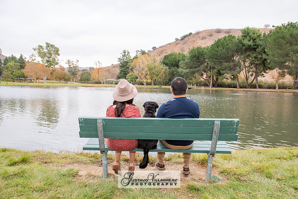 Nancy and Jack Maternity photos at Carbon Canyon Regional Park i