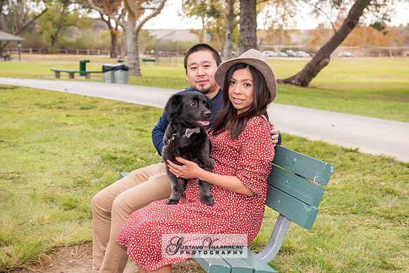 Nancy and Jack Maternity photos at Carbon Canyon Regional Park i