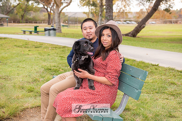 Nancy and Jack Maternity photos at Carbon Canyon Regional Park i
