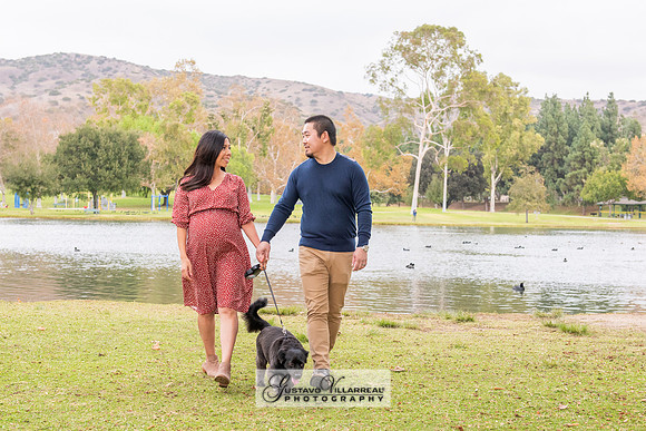 Nancy and Jack Maternity photos at Carbon Canyon Regional Park i