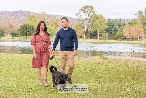 Nancy and Jack Maternity photos at Carbon Canyon Regional Park i