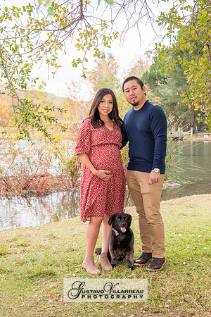 Nancy and Jack Maternity photos at Carbon Canyon Regional Park i