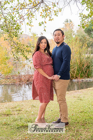 Nancy and Jack Maternity photos at Carbon Canyon Regional Park i