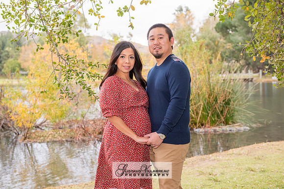 Nancy and Jack Maternity photos at Carbon Canyon Regional Park i