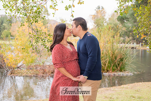 Nancy and Jack Maternity photos at Carbon Canyon Regional Park i