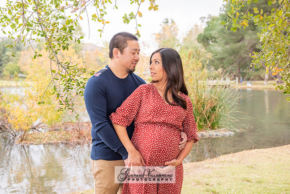 Nancy and Jack Maternity photos at Carbon Canyon Regional Park i