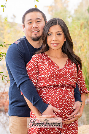 Nancy and Jack Maternity photos at Carbon Canyon Regional Park i