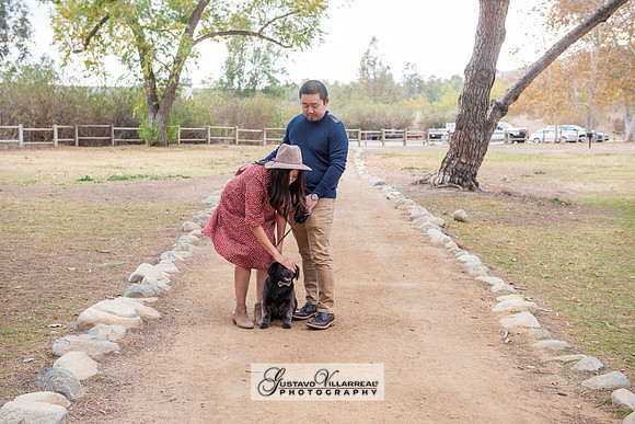 Nancy and Jack Maternity photos at Carbon Canyon Regional Park i
