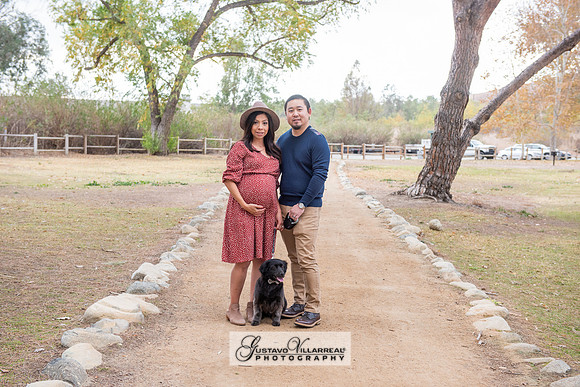 Nancy and Jack Maternity photos at Carbon Canyon Regional Park i