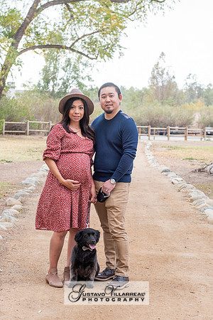 Nancy and Jack Maternity photos at Carbon Canyon Regional Park i
