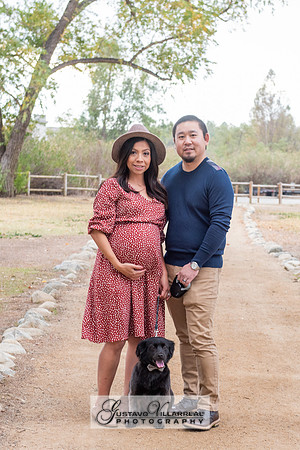 Nancy and Jack Maternity photos at Carbon Canyon Regional Park i
