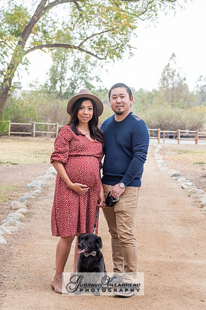 Nancy and Jack Maternity photos at Carbon Canyon Regional Park i
