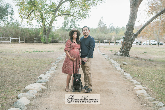 Nancy and Jack Maternity photos at Carbon Canyon Regional Park i
