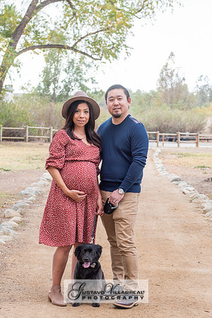Nancy and Jack Maternity photos at Carbon Canyon Regional Park i