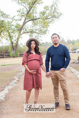 Nancy and Jack Maternity photos at Carbon Canyon Regional Park i