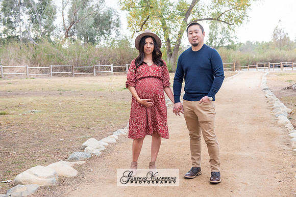 Nancy and Jack Maternity photos at Carbon Canyon Regional Park i