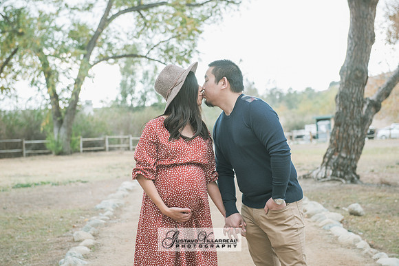 Nancy and Jack Maternity photos at Carbon Canyon Regional Park i