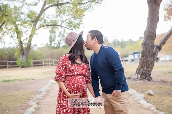Nancy and Jack Maternity photos at Carbon Canyon Regional Park i