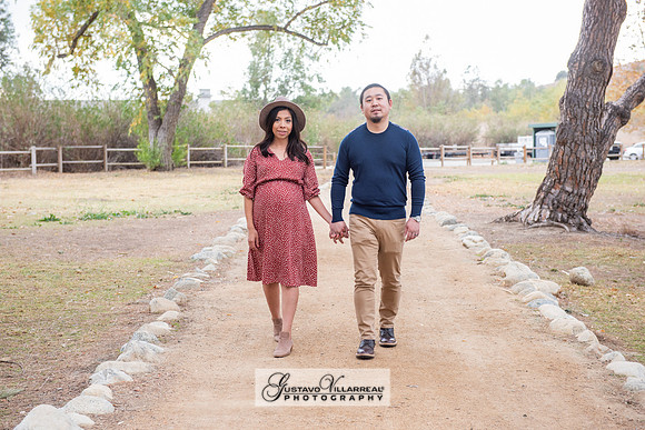 Nancy and Jack Maternity photos at Carbon Canyon Regional Park i