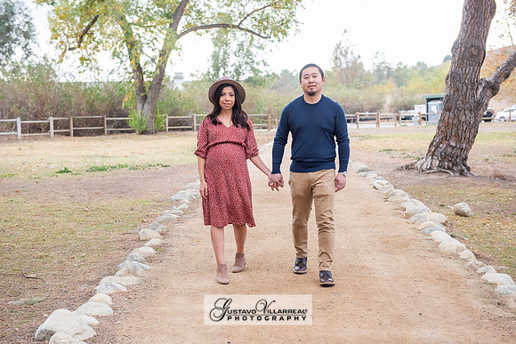 Nancy and Jack Maternity photos at Carbon Canyon Regional Park i