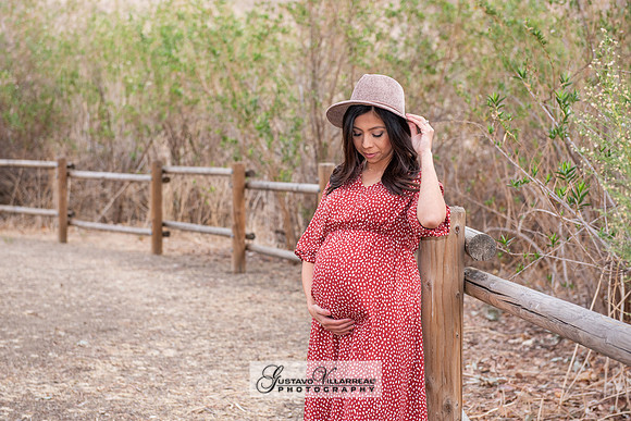 Nancy and Jack Maternity photos at Carbon Canyon Regional Park i