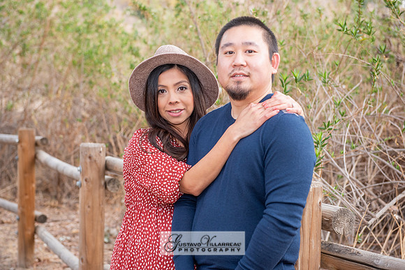 Nancy and Jack Maternity photos at Carbon Canyon Regional Park i