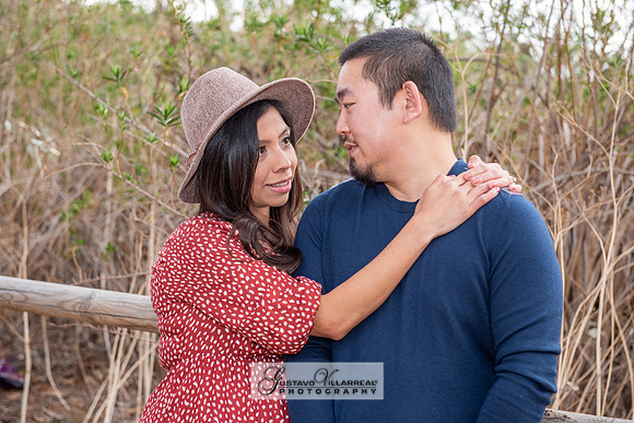 Nancy and Jack Maternity photos at Carbon Canyon Regional Park i