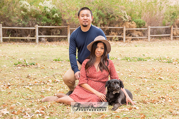 Nancy and Jack Maternity photos at Carbon Canyon Regional Park i