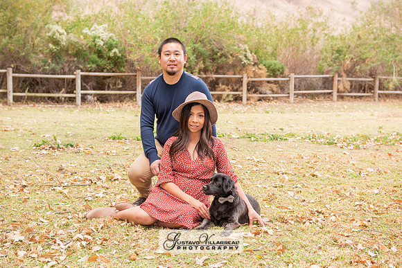 Nancy and Jack Maternity photos at Carbon Canyon Regional Park i
