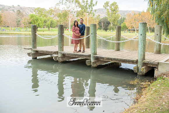 Nancy and Jack Maternity photos at Carbon Canyon Regional Park i