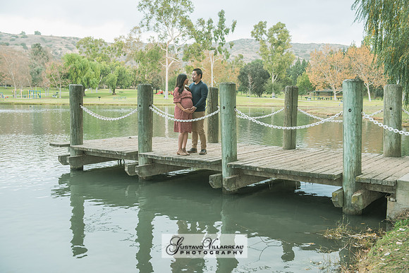 Nancy and Jack Maternity photos at Carbon Canyon Regional Park i