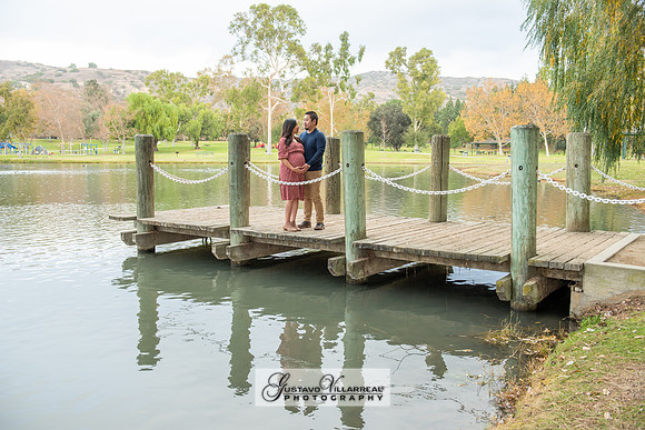 Nancy and Jack Maternity photos at Carbon Canyon Regional Park i