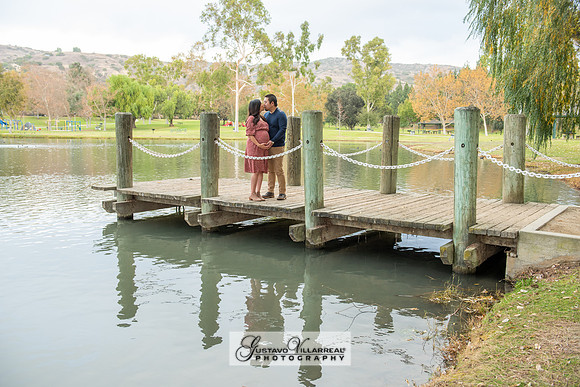 Nancy and Jack Maternity photos at Carbon Canyon Regional Park i