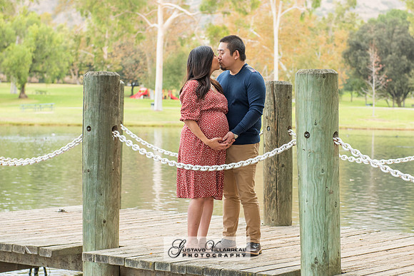 Nancy and Jack Maternity photos at Carbon Canyon Regional Park i