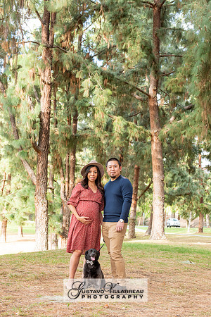 Nancy and Jack Maternity photos at Carbon Canyon Regional Park i