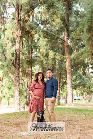Nancy and Jack Maternity photos at Carbon Canyon Regional Park i