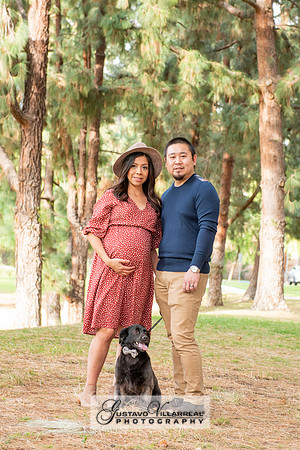 Nancy and Jack Maternity photos at Carbon Canyon Regional Park i