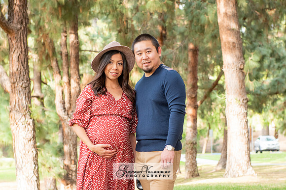Nancy and Jack Maternity photos at Carbon Canyon Regional Park i