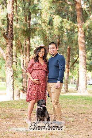 Nancy and Jack Maternity photos at Carbon Canyon Regional Park i