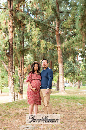 Nancy and Jack Maternity photos at Carbon Canyon Regional Park i