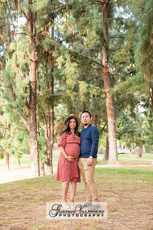 Nancy and Jack Maternity photos at Carbon Canyon Regional Park i
