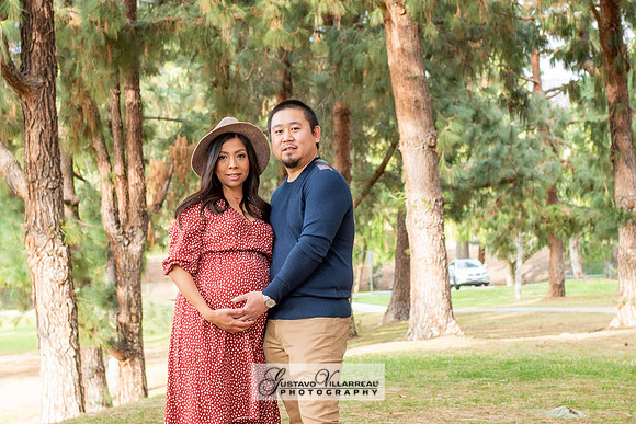 Nancy and Jack Maternity photos at Carbon Canyon Regional Park i