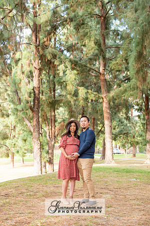 Nancy and Jack Maternity photos at Carbon Canyon Regional Park i