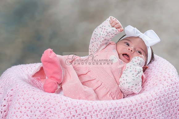 Baby girl studio photo session, maternity photos, family photos
