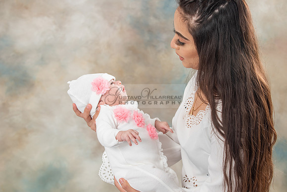 Baby girl studio photo session, maternity photos, family photos