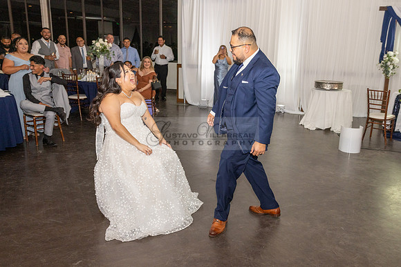 Thalial and Francisco wedding reception at La Mirada Golf course in